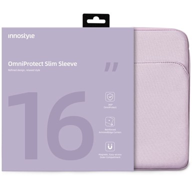 INNOSTYLE OmniProtect Slim vodootporna torba za prijenosno računalo od 15,6–16", ljubičasta